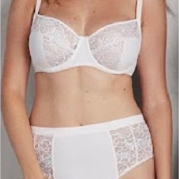 LIBERTÉ Crosby SET - Demi Bra 34E (DD) & High-Rise Brief (SMALL) in BLUSH - Picture 3 of 4